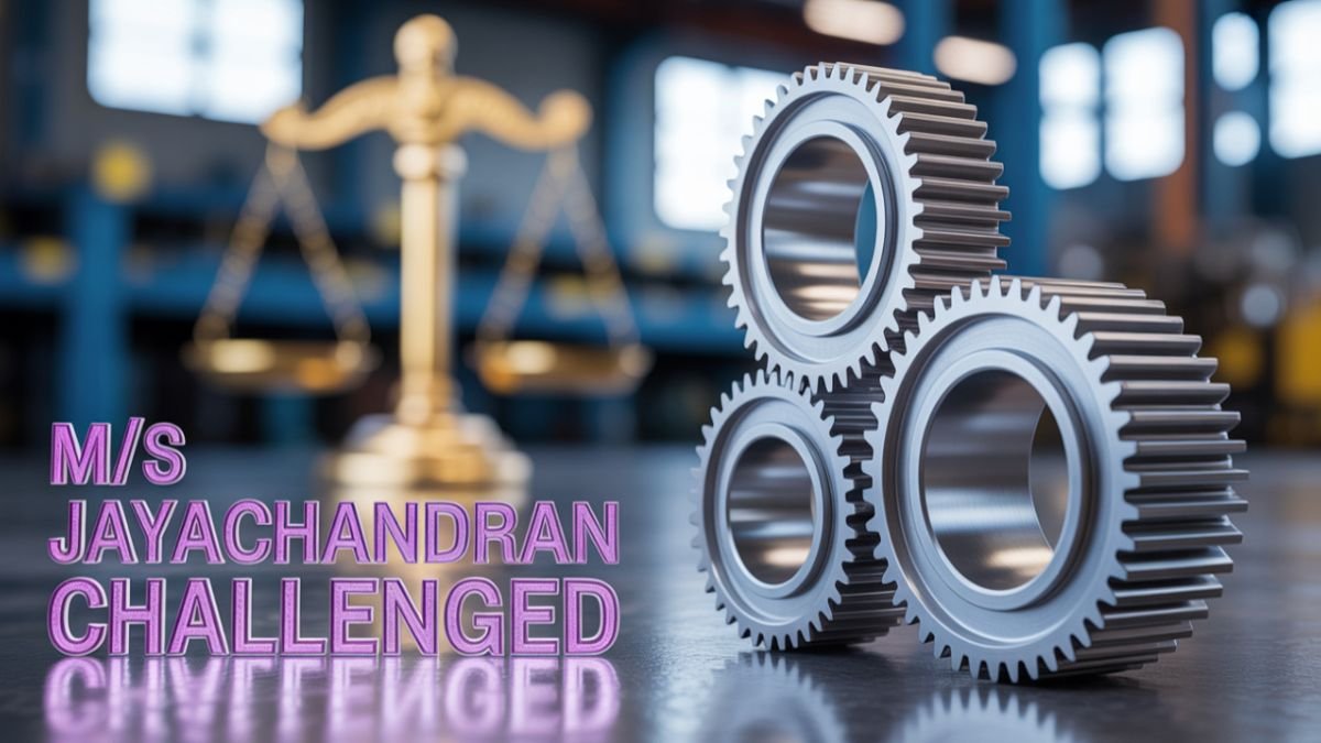 M/S Jayachandran Alloys Pvt. Ltd. vs. Superintendent of Central Excise