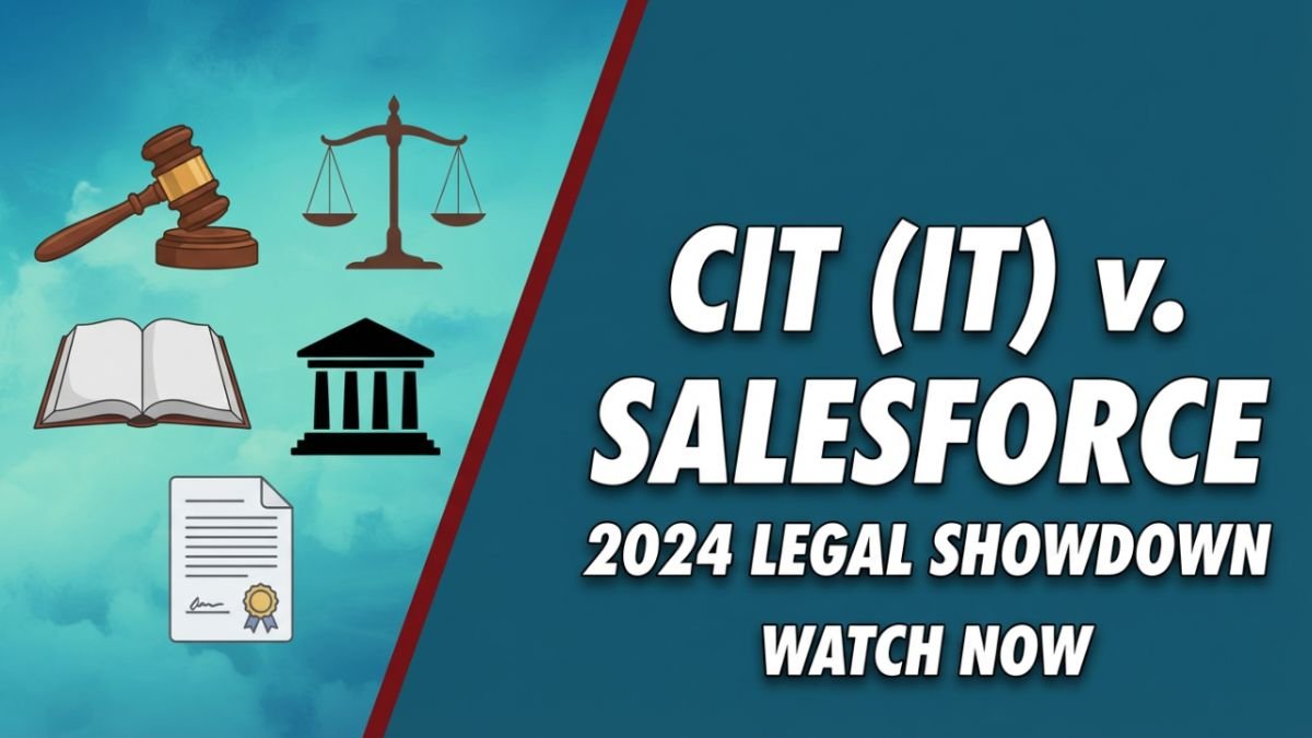 CIT (IT) v. Salesforce. Com Singapore Pte. Ltd. (2024)